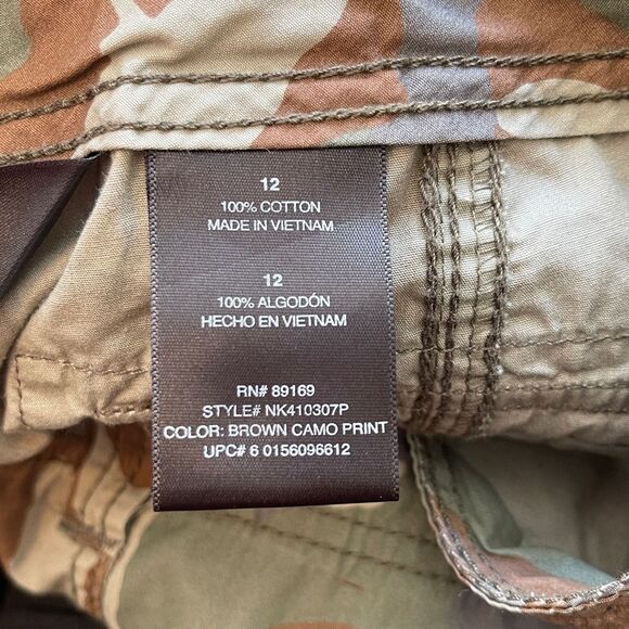 Norma Kamali Green Camo tactical field Cargo Pants Women's Size 12 - Picture 15 of 15